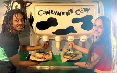 SQUEEZE Caroline…Meet our NEW Condiment Cow!